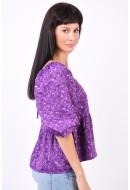 Bluza Dama Vero Moda Vmlolita 2/4 Puffer Sleeve Plum Perfect